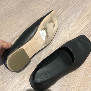 Cos sqaure toe flats